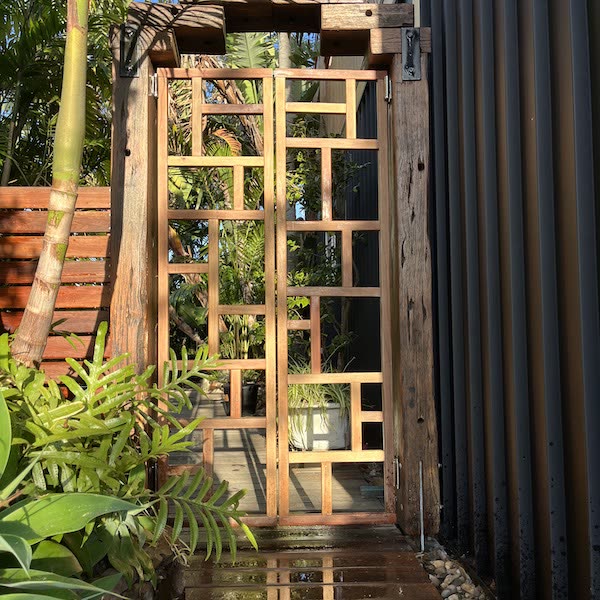Garden entrance gate